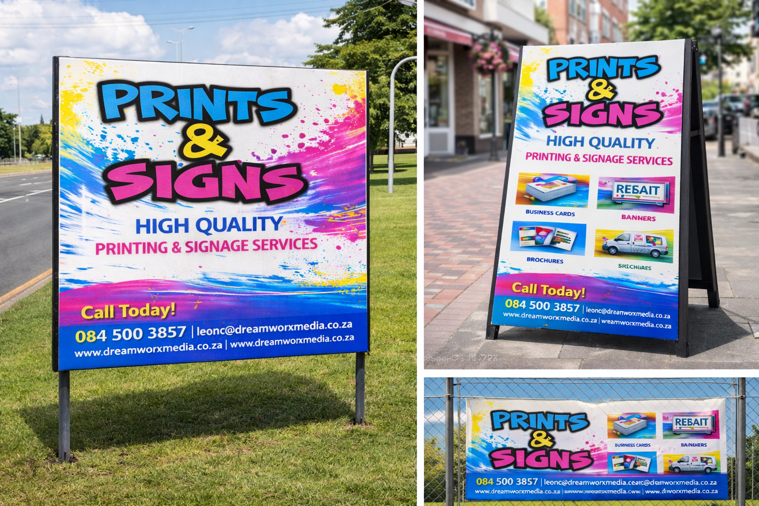 Professional Outdoor Sign Boards and Storefront Signage